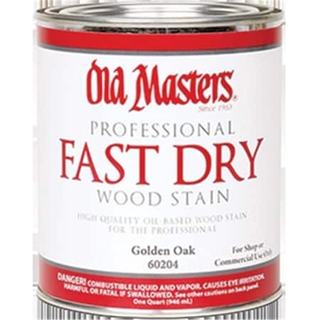 Gizmo 60204 Golden Oak Fast Dry Wood Stain - 1 Quart GI3573751